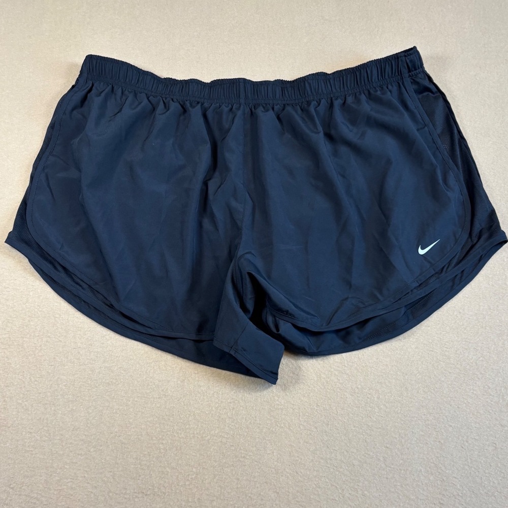 Nike Dri-FIT Womens 3X Black Running Shorts Plus Size 897761-010 NWT